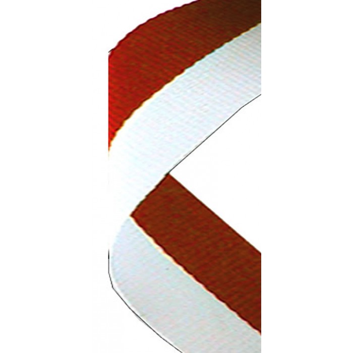 22mm red/white ribbon